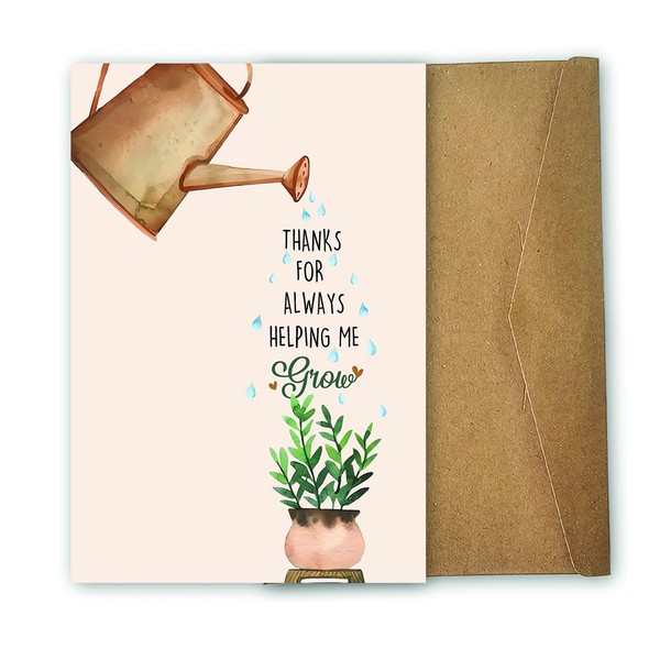 HDSterHeart Father's Day Card (Thanks For Helping Me Grow Card)