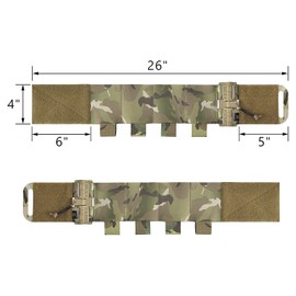 PETAC GEAR Carry Elastic Cummerbund,8 AR Mag Pouches for Vest Quick Release Mounting Strap for FCPC LBT LBX (Set)