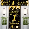 1st Happy Birthday Door Banner IMISI Birthday Decorations Birthday Backdrop