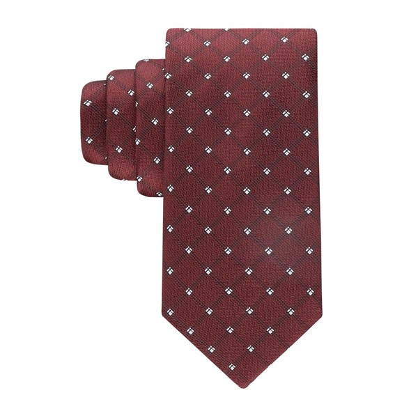 Haggar Men's Grid Pattern Self-Tie Necktie