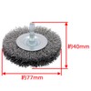 Takagi PRO ZONE Hexagonal Wheel Wire Brush, Steel Wire, 3.0