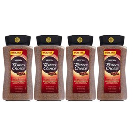 Taster's Choice Original Gourmet Instant Coffee 14 Oz, Pack of 4