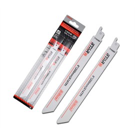 Reciprocating Saws Blades BE-TOOL 7 x Genuine Bosch 56-300mm HCS/BIM Reciprocating Sabre Saw Blades for Metal Wood