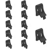 Kyuionty 12 Pack Pilaster Shelf Support Clip, Adjustable Metal Shelving