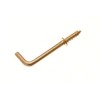 One Stop DIY 100 x Shoulder Bolts Straight L Cup Hooks 25mm EB Steel Pack of 100