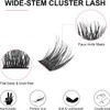 Fenshine Cluster Lashes Individual Lashes Wide Stem C/D Curl 9-15