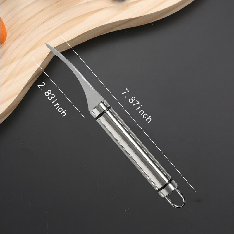 2 PCS Shrimp Deveiner Tool and Shrimp Peeler,Stainless Shrimp Knife