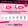 PRO Lash Clusters Kit DIY Lash Extension Kit 280Pcs Lash