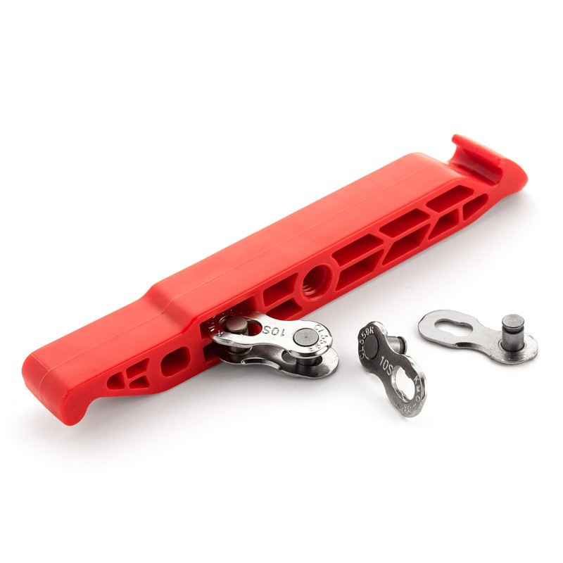 Prestalever III Multitool (Red) - Install/Remove Tire Lever, QuickLink Chain