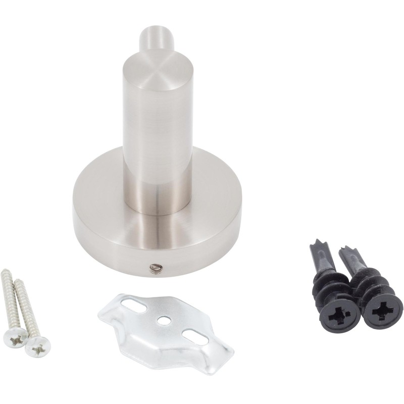 Zurich Robe Hook, Satin Nickel by Stone Harbor Hardware