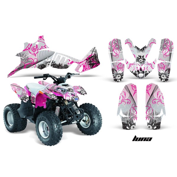 AMR Racing ATV Quad Graphic Stickers Decals For Polaris Predator