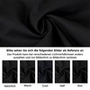Encasa Homes table runner for 6 seater table, super black,