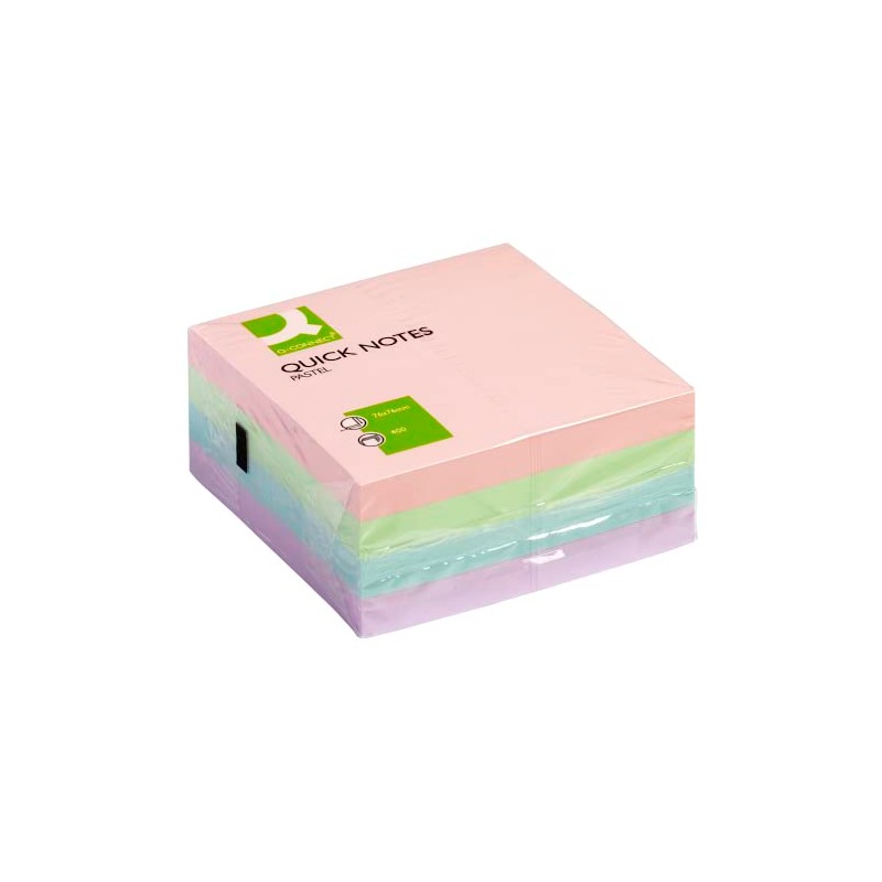 Q-Connect Quick Note Cube 76 x 76 mm Pastel