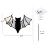 HAOSUM Bat Decoration Stained Glass Window Hangings Suncatcher Spooky Bats