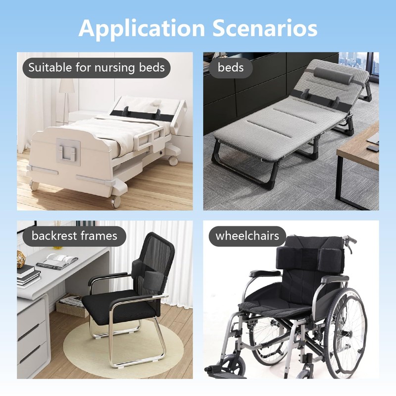 SGTMATCY Lateral Support for Wheelchair Lateral Support Cushion with Adjustable