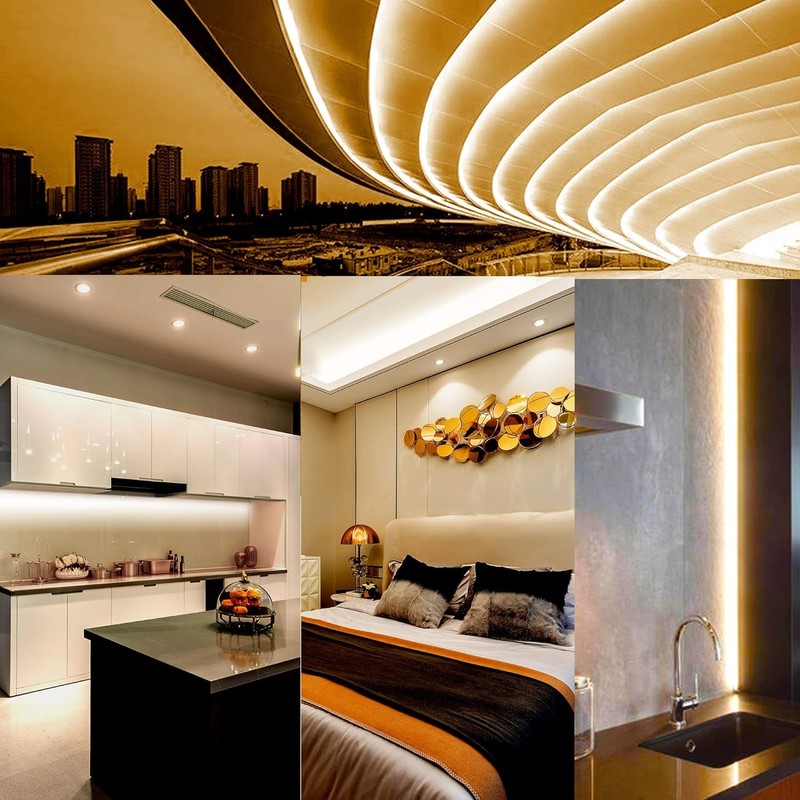 BERIXDEEP 20 m COB LED Strip, 480 LEDs/m, 8 mm,