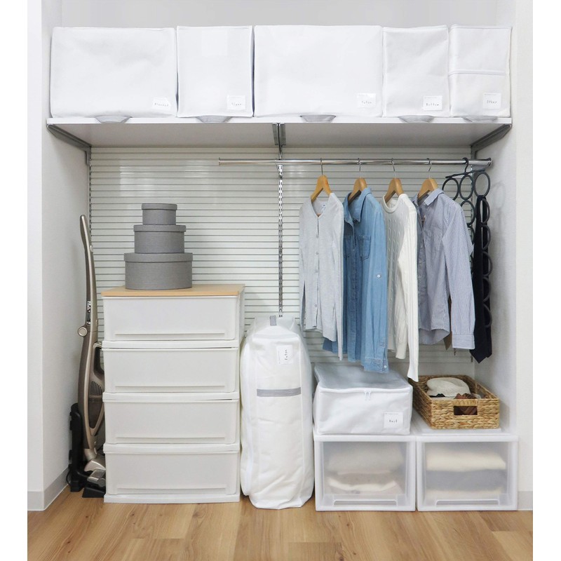Towa Sangyo 85692 MSC Storage Bag, Gap Storage, Closet, White,