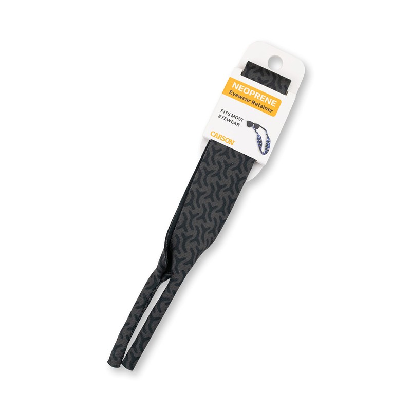 Carson Neoprene Eyewear Retainer Strap for Sunglasses and Eyewear, Onyx
