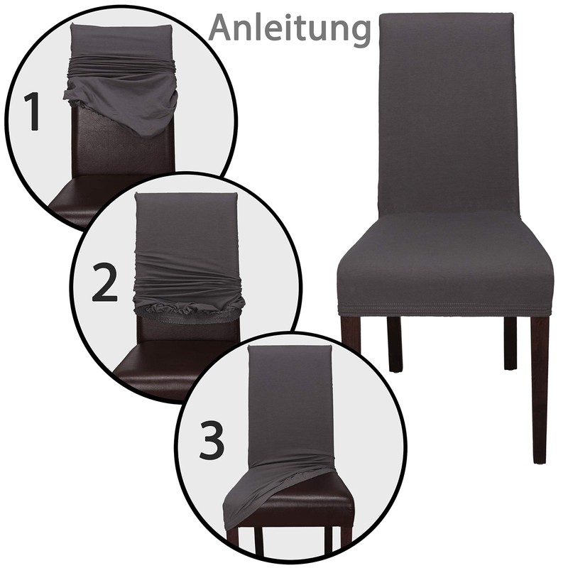 Staboos Universal Stretch Chair Cover 96 % Cotton Easy-Care and
