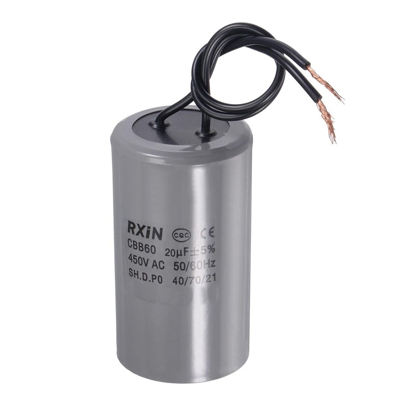 BOXONLY CBB60 20uF Run Capacitor 450V AC 40/70/21 ±5% 50/60Hz