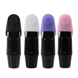 Mundstückkappe aus Silikagel, langlebiger Mundstückschutz für Klarinette/Altsaxophon, Schutzkappe, mittlere Größe, Violett