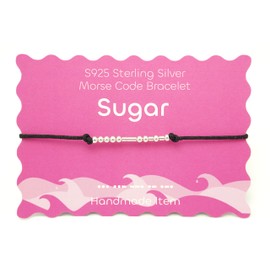 silwaver Sterling Silver Morse Code Bracelets for Women, Morse Code Inspirational Brithday Gift Bracelet for Friend Sister Memorial Day for Wifey, One Size, Sterling Silver, no gemstone