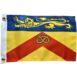 NWFlags Staffordshire Flag 18" x 12" 75d Premium Polyester | Polyester 1.5x1 foot material flag with 2 Eyelets