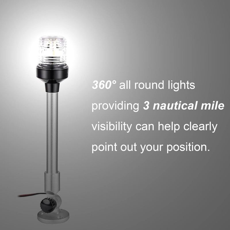 24 inch 3 Nautical Mile Navigation Anchor Lights All Round