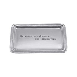 Mariposa Tray, Silver