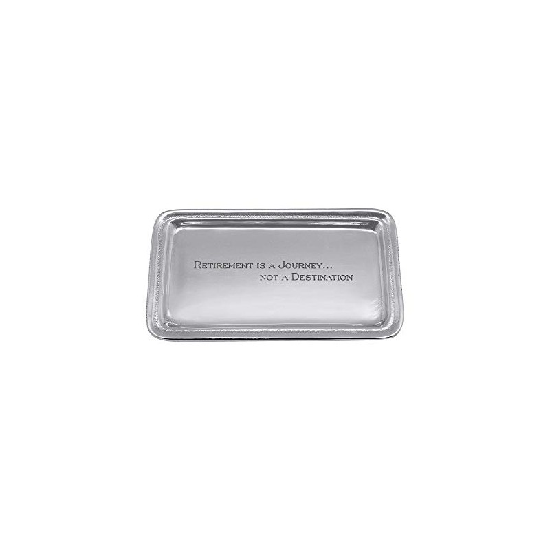 Mariposa Tray, Silver