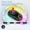 Wireless Mouse Triple Mode 1000 to 4000 DPI Silent Click