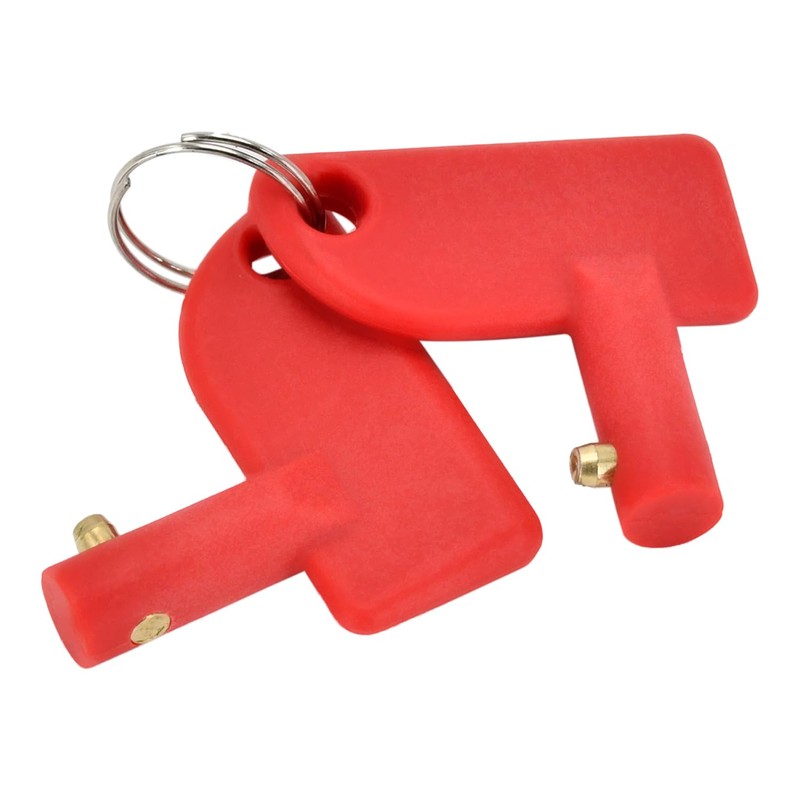 2X Battery Disconnect Switch Key Spare Mini Key Battery Disconnect
