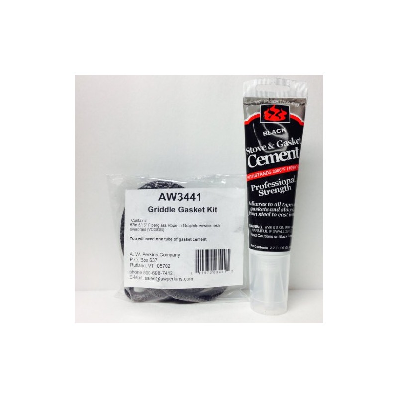 AW 3441 Griddle Gasket, Vermont Castings Mesh Kit Complete w/glue