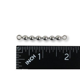 River Guide Supply # 10 SS Bead Cadena de 6 Bolas 100 LB Prueba de Giro Pack