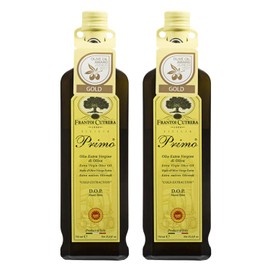 Frantoi Cutrera Primo Cold Extracted Italian Extra Virgin Olive Oil Cold Pressed, Polyphenol Rich Olive Oil, Authentic Certified DOP Sicilian EVOO Imported From Italy, 25.4 fl oz (Pack of 2)