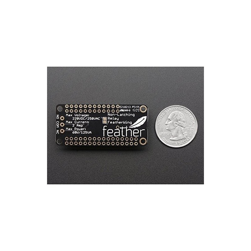 Adafruit Non-Latching Mini Relay FeatherWing