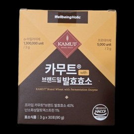Wellbeing Holic Kamut Brand Wheat Fermentation Enzyme 1 unit 90g / 웰빙홀릭 카무트 브랜드밀 발효효소 1개 90g