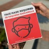Unbranded Face Mask Required Sign, Window Stickers (2 pack), Door
