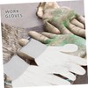 Mobestech 12Pairs PU Coated Gloves Antistatic Nylon Construction Grey Antiskid