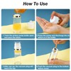 Cosywell Airless Pump Dispenser Bottles 3 Pack 3.4oz/100ml Empty Moisturizer