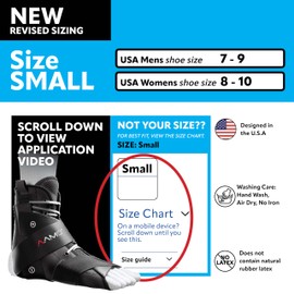 Braceapedia AAMO Sport Lace Up Ankle Brace for Women & Men - Professional Orthopedic Ankle Support & Foot Brace for Sports, Stabilizer & Active Protection - Breathable Neoprene - Black, Size S