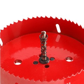 4 inch (102mm) Hole Saw with Hex Shank Arbor,HSS Bi-Metal Hole Saw,Hole Cutter with Drill Bit for Wood,Board,Plywood,Plastic and Sheet Metal (4 inch (102mm))