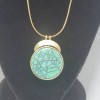 Taylor & jade turquoise/gold Pendant NWT
