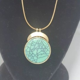 Taylor & jade turquoise/gold Pendant NWT