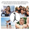 Smartphone Video Microphone Kit, LED Light Tripod Vlogging Kit with