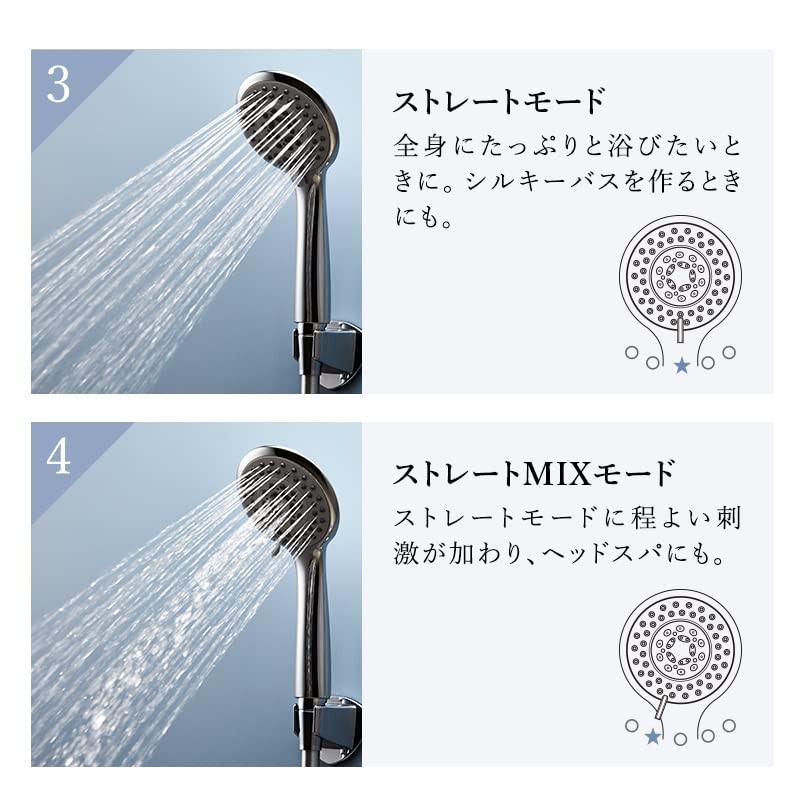 KAMIKA Extra Nano Bubble Shower Head [Nano Bubble Shower, 5
