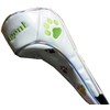 Paw Head Cover Magnetic Front Open Type (White/Green)