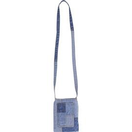 Murataya Sangyo Bag, Blue, Approx. 6.1 x 7.9 inches (15.5 x 20 x 2 cm) (not including strings) x 0.8 inches (2 cm)