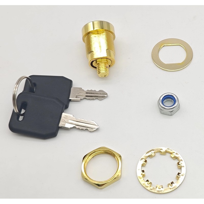 Armstrong Replacement Lock for Stack-On Safes, Brass Finish, Direct Replacement