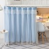SIQITECHUK Bunk Bed Bottom Curtains Mid-Sleeper Tent Canopy Blackout Bed